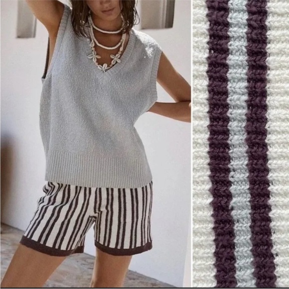 Free People Beach Penny Knit Shorts - Picture 2 of 7